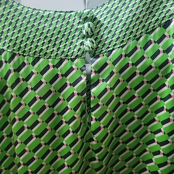 Etcetera Sleeveless Blouse Silk Blend Career Retro Size 2 NWOT - Picture 4 of 5